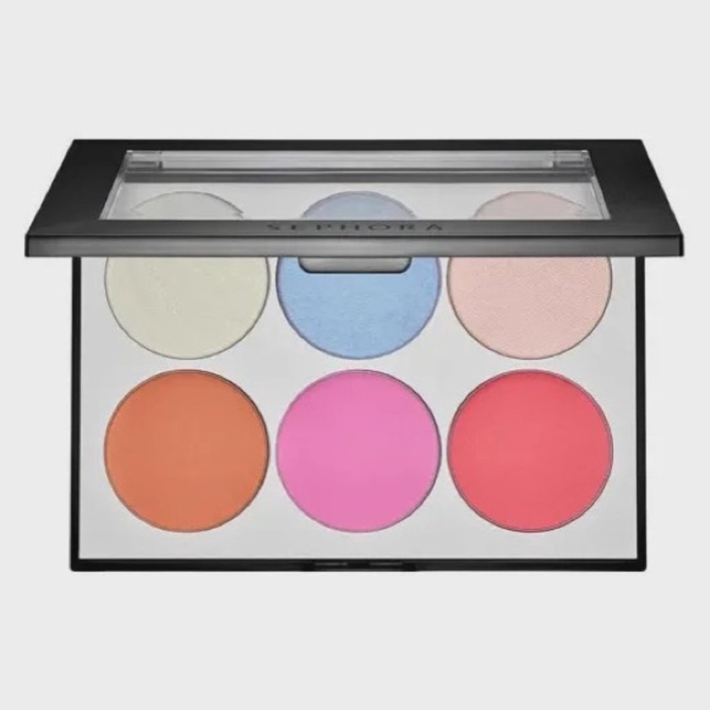 Brand New Sephora holographic face & cheek palette
Size: 3 x 3.2g and 3 x 3.86g